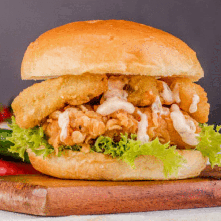 Zinger burger single